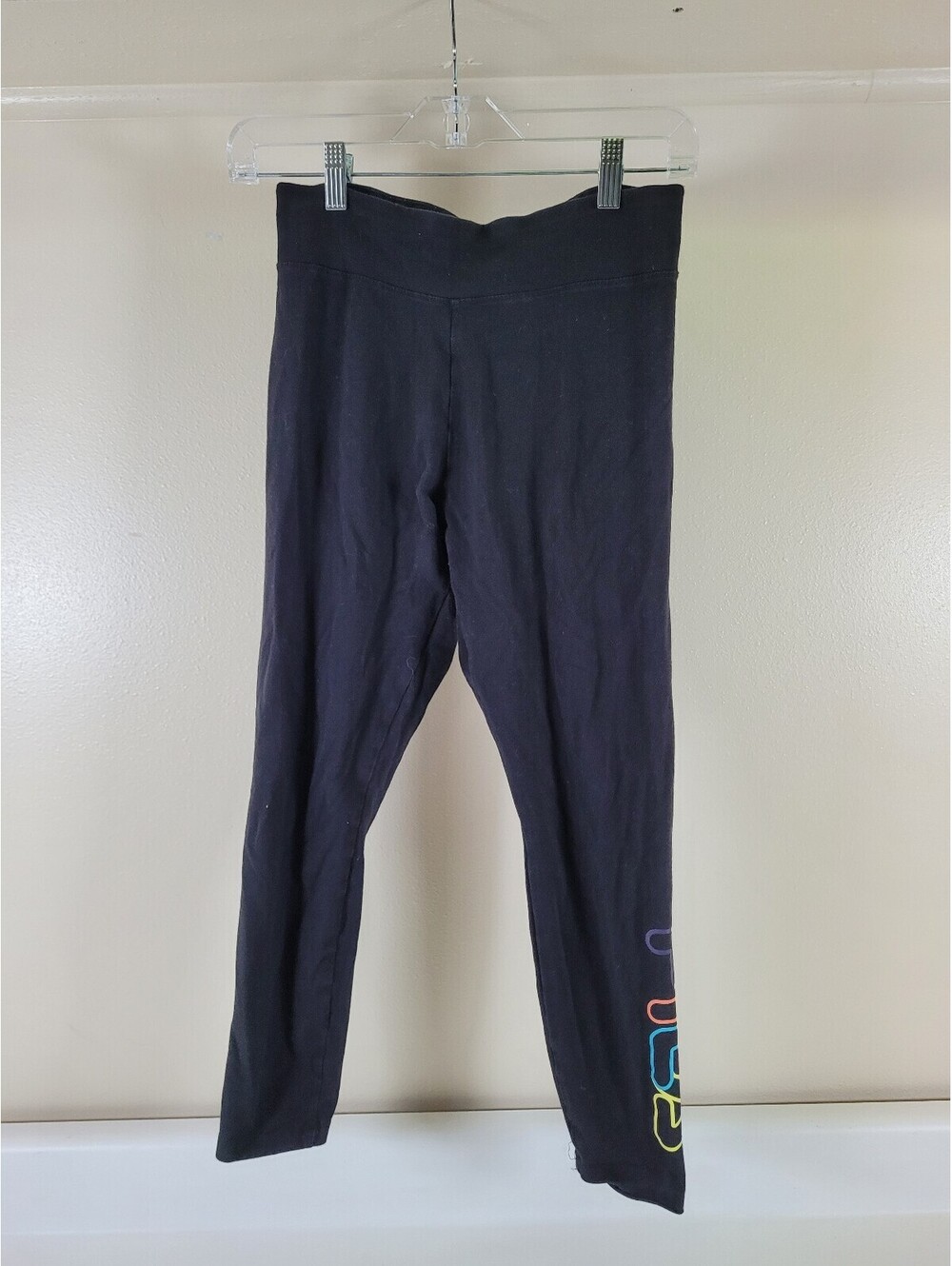 Filas leggings womens medium black athletic